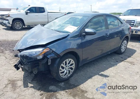 2018 Toyota Corolla Le из США, поврежденный, VIN 5YFBURHE8JP824160